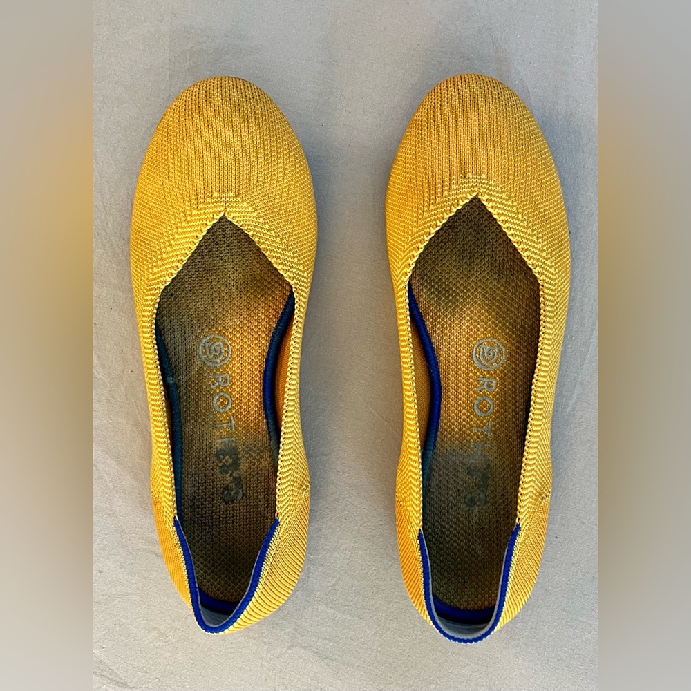 Rothy’s Marigold Yellow Flats Women’s 7.5